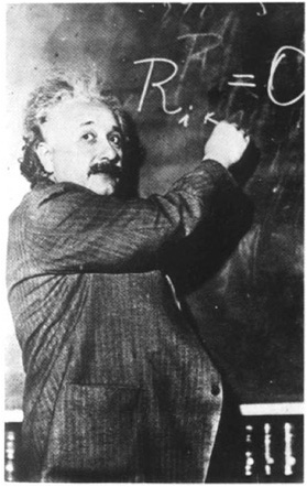 El científico Albert Einstein (1879-1955), padre de la Teoría de la relatividad.