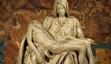La Piedad del Vaticano o Pietà es un grupo escultórico en mármol realizado por Miguel Ángel entre 1498 y 1499. Sus dimensiones son 1.74 por 1.95 m. Se encuentra en la Basílica de San Pedro de la Ciudad del Vaticano.