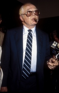 El cineasta Billy Wilder, en 1990.